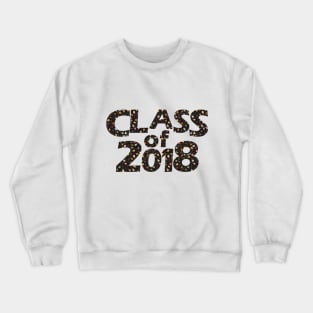 Class of 2018 Black Silhouette Filled with Guitars Crewneck Sweatshirt